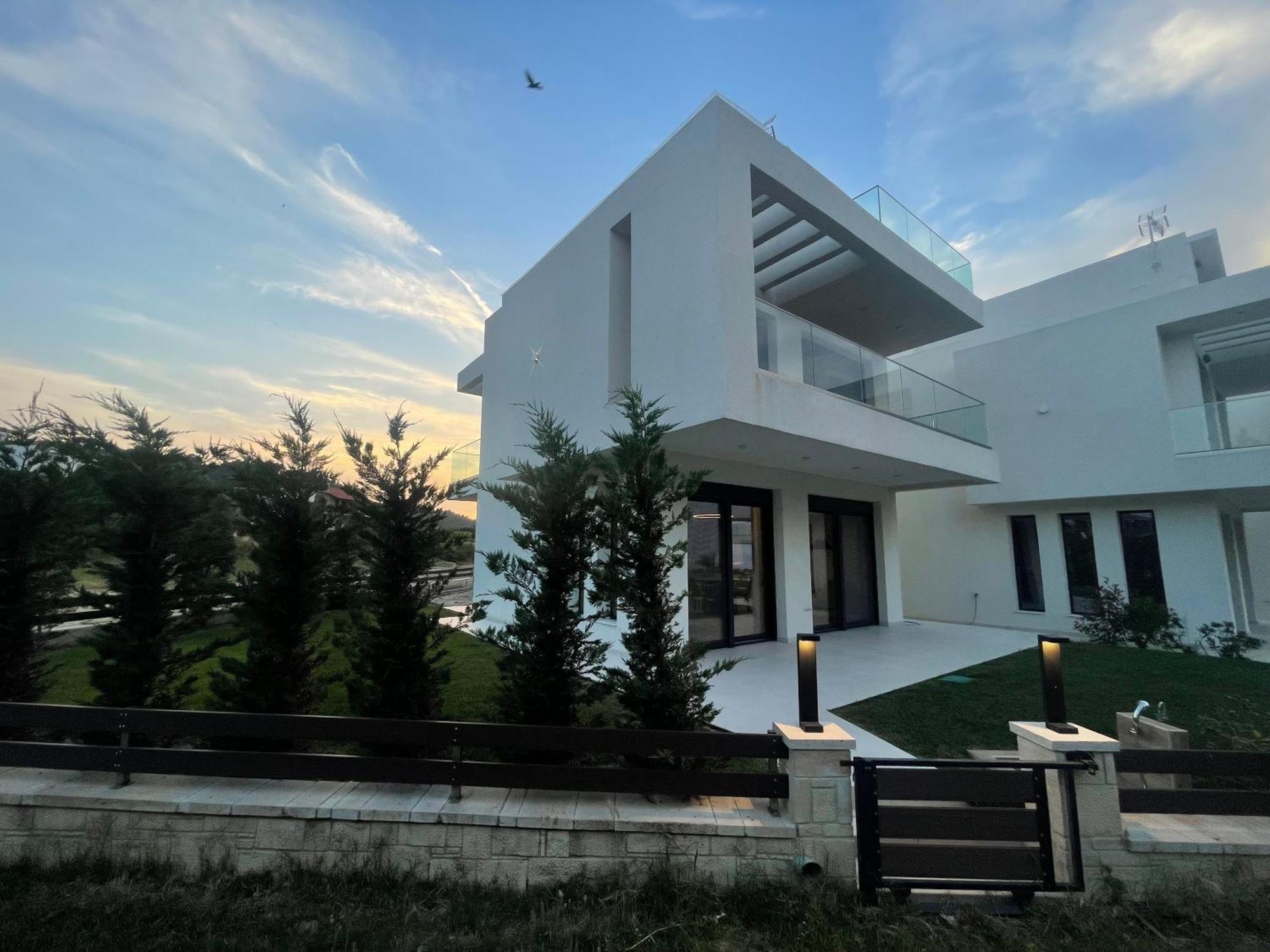 Villa Dahlia By The Sea โปไลโครโน ภายนอก รูปภาพ